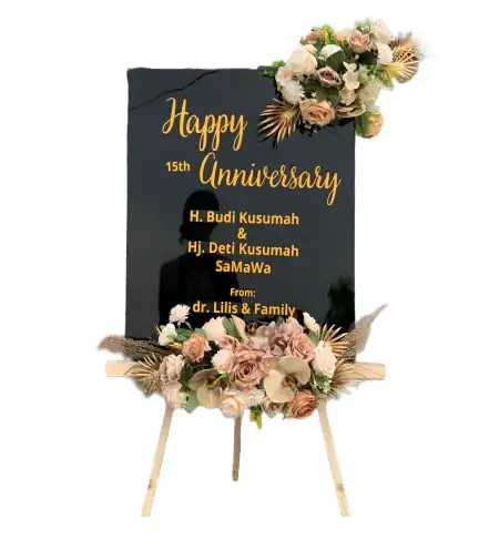 Papan Bunga Akrilik Baureno